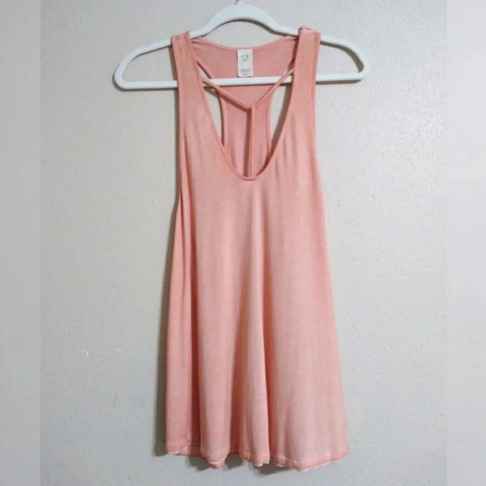 Free People Amelia Tank Top In Peach Size XS